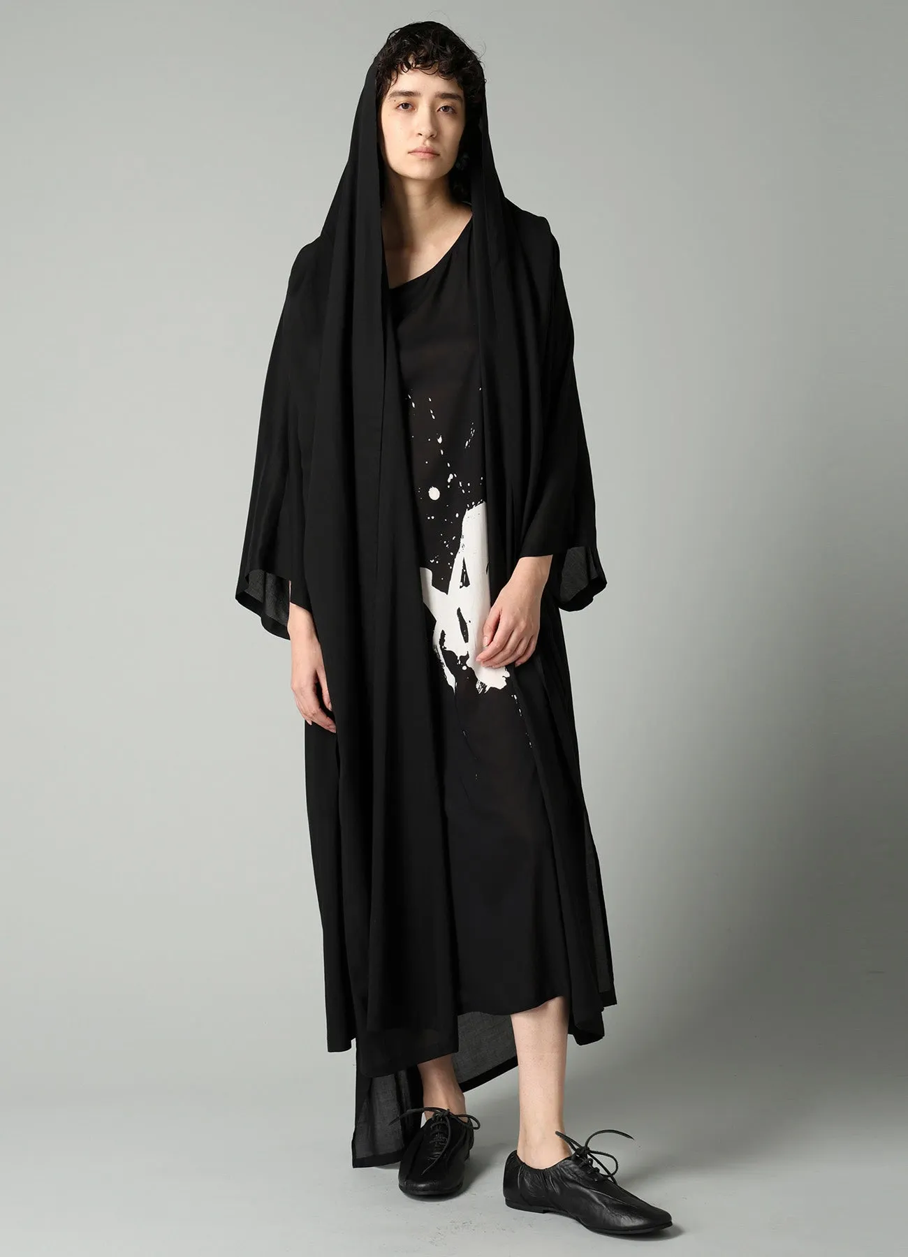 CELLULOSE LAWN STOLE D DOLMAN SLV COAT sold by Yohji Yamamoto product image thumbnail 2