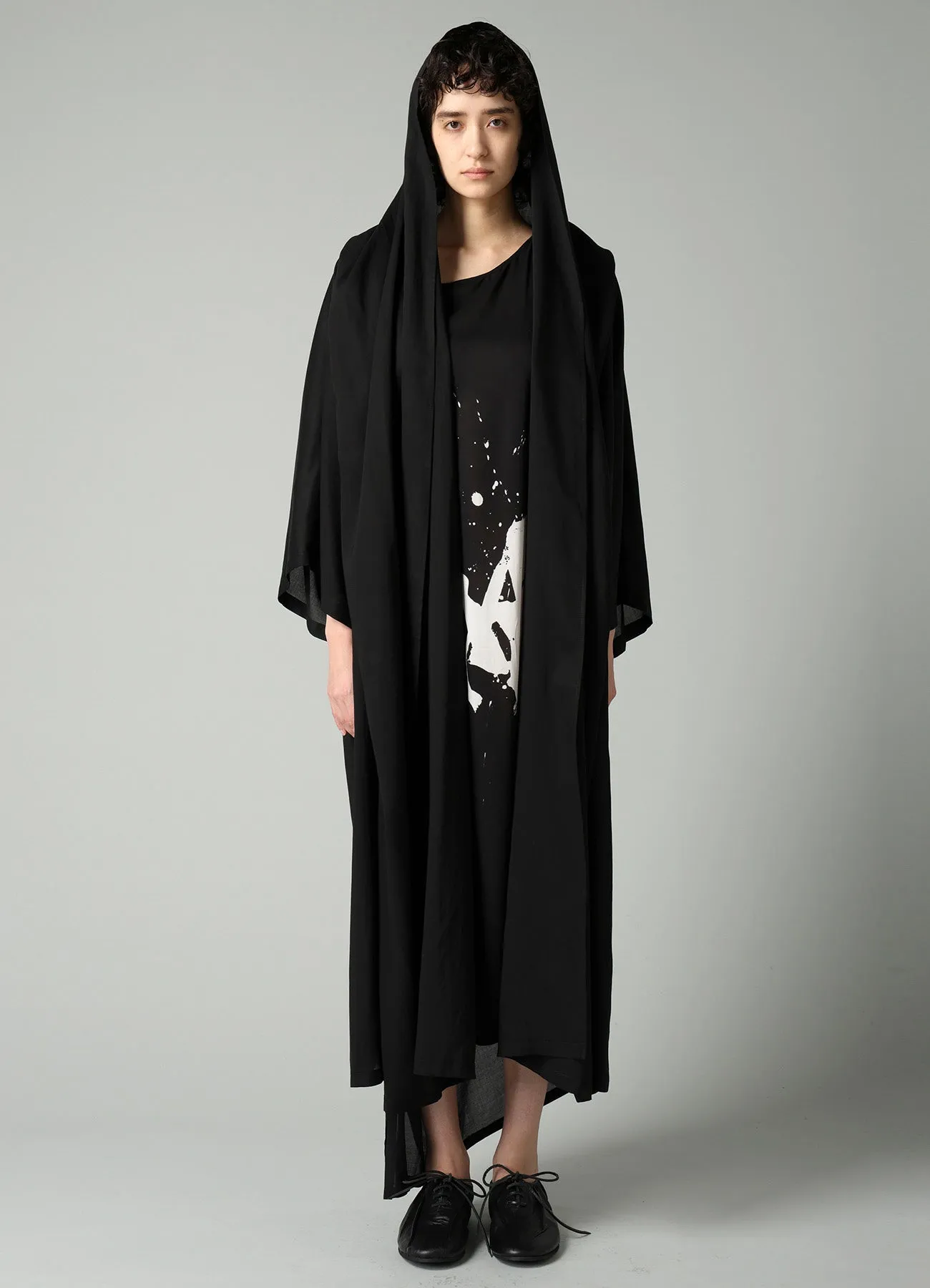 CELLULOSE LAWN STOLE D DOLMAN SLV COAT sold by Yohji Yamamoto product image thumbnail 3