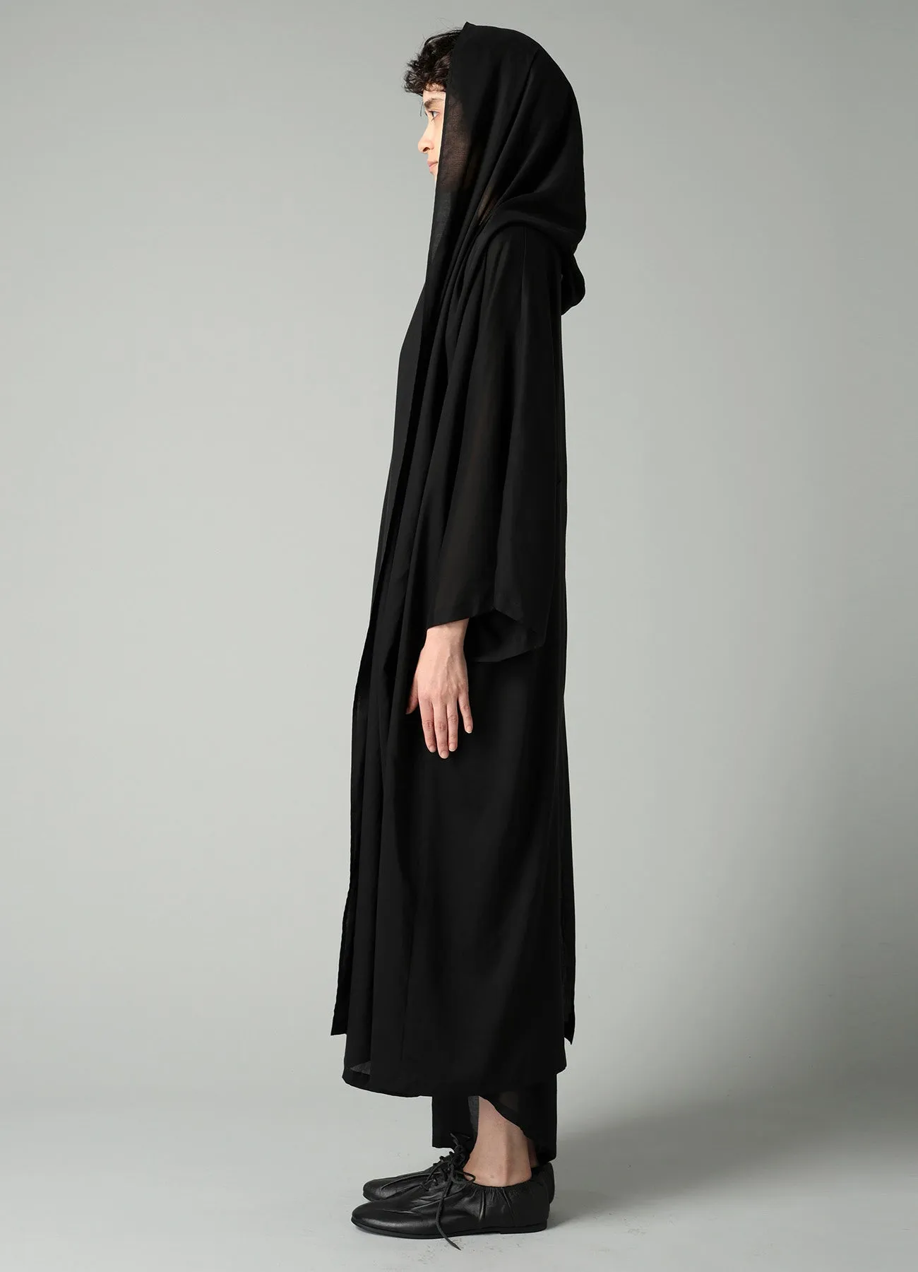 CELLULOSE LAWN STOLE D DOLMAN SLV COAT sold by Yohji Yamamoto product image thumbnail 4