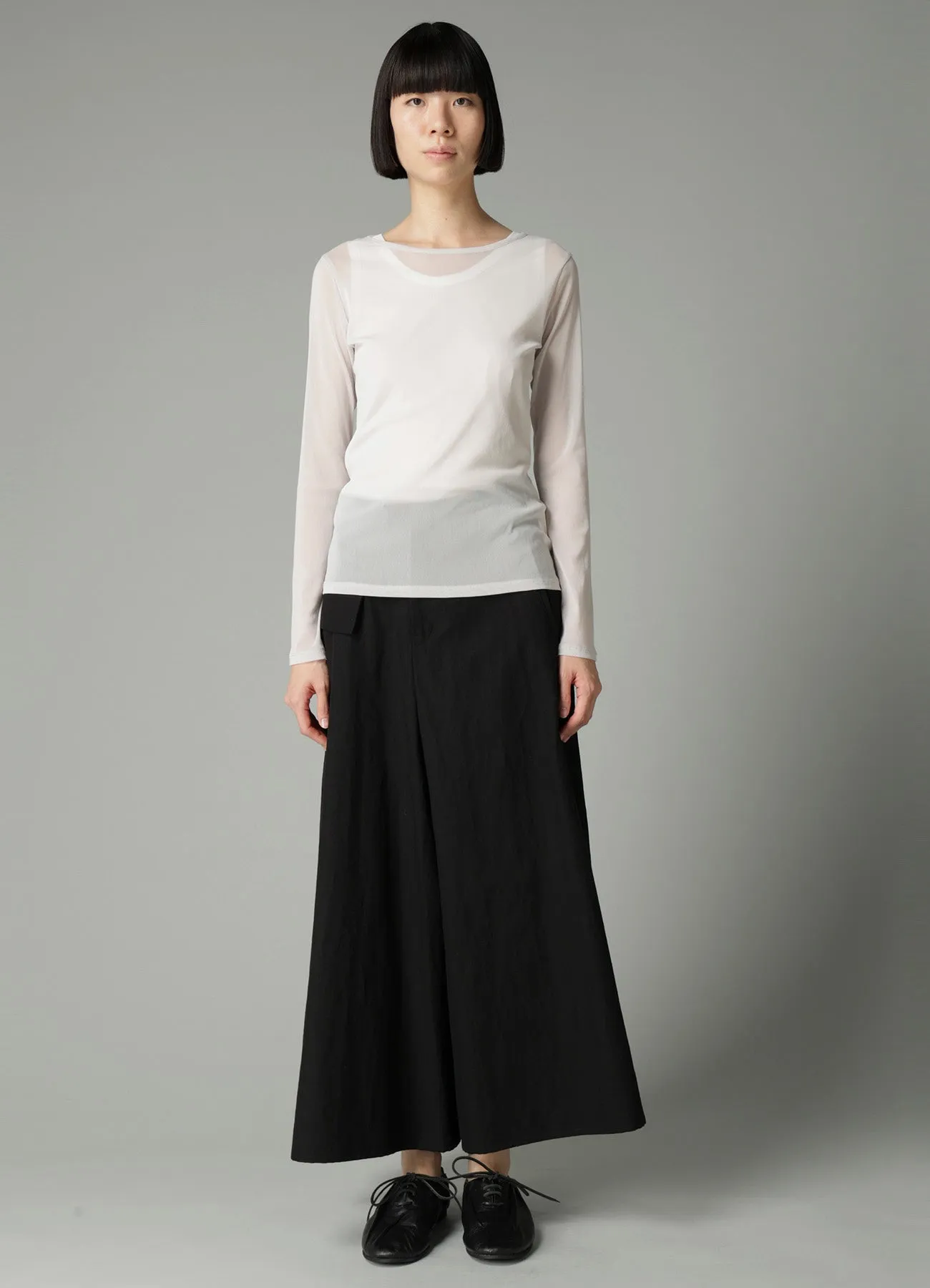 Ny TULLE SLIM BINDER LONG SLV T sold by Yohji Yamamoto product image thumbnail 3