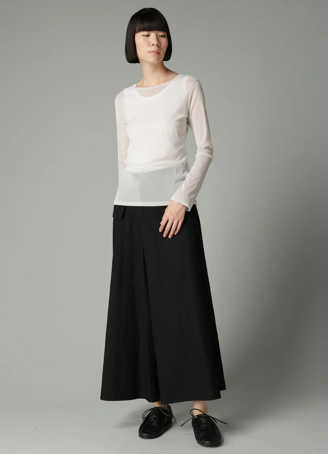 Ny TULLE SLIM BINDER LONG SLV T sold by Yohji Yamamoto product image thumbnail 2