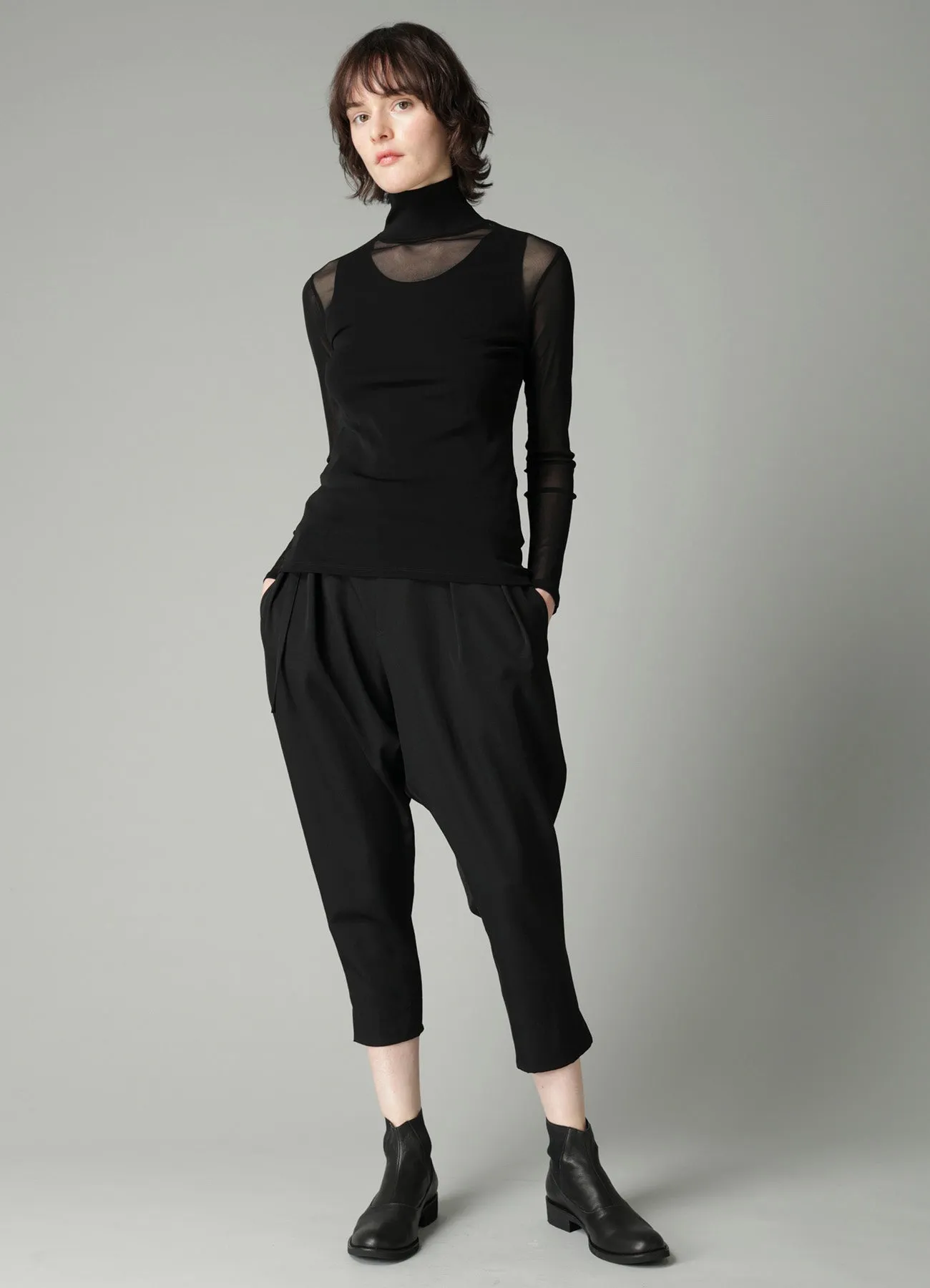 Ny TULLE SLIM BINDER HIGHNECK T sold by Yohji Yamamoto product image thumbnail 2