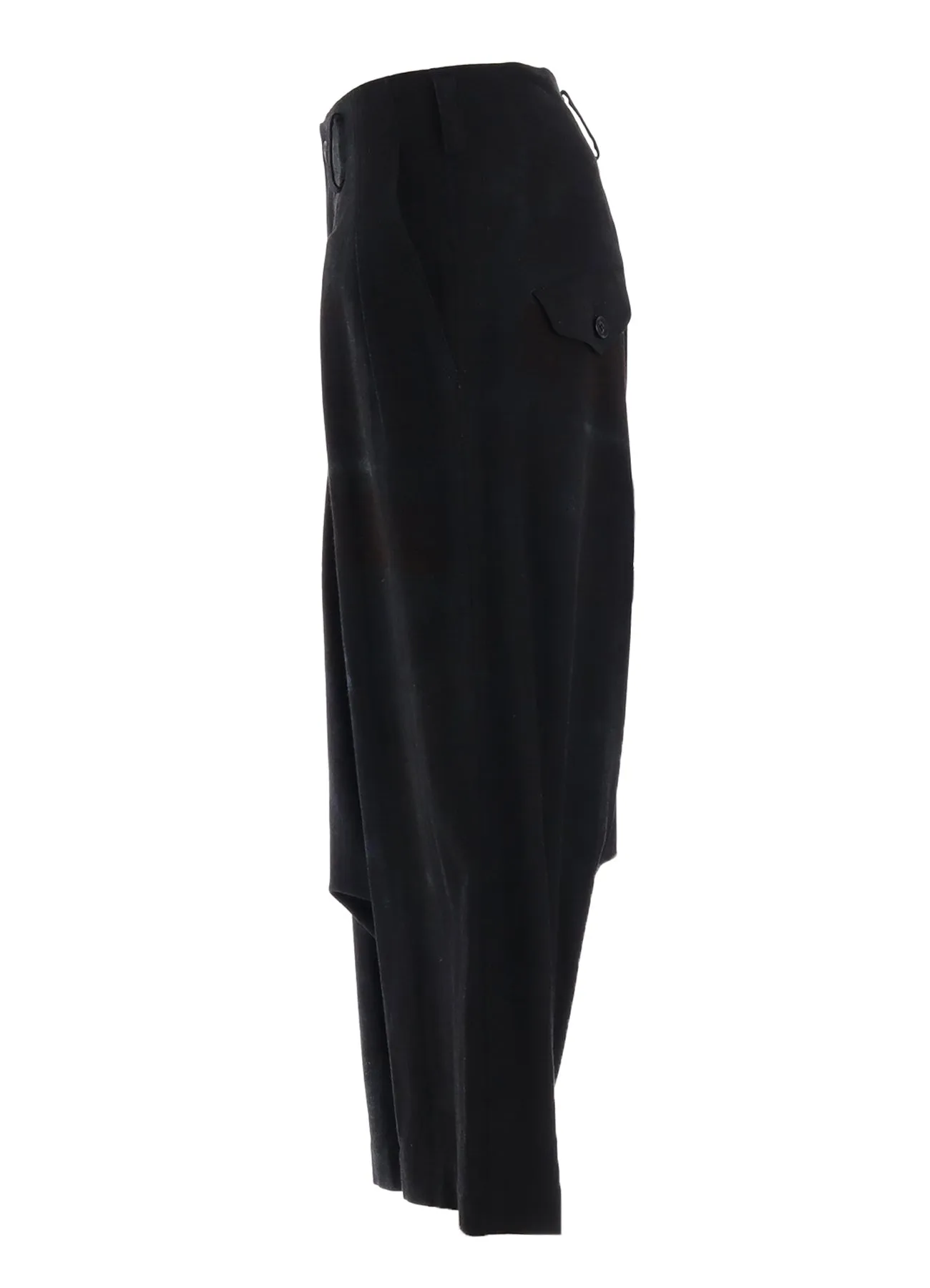 6OZ DENIM 2-TUCK SAROUEL PANTS sold by Yohji Yamamoto product image thumbnail 3