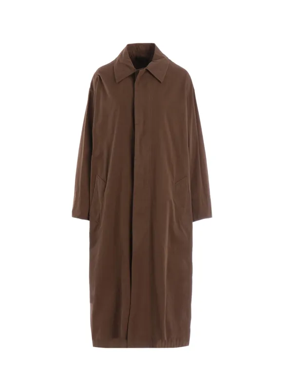 COTTON TWILL GARMENT DYE TURN OVER COLLAR COAT sold by Yohji Yamamoto