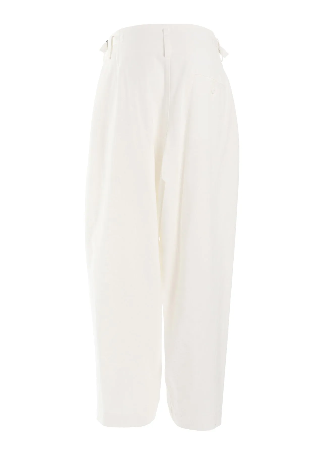 COTTON TWILL DOUBLE TUCK WIDE PANTS sold by Yohji Yamamoto product image thumbnail 4
