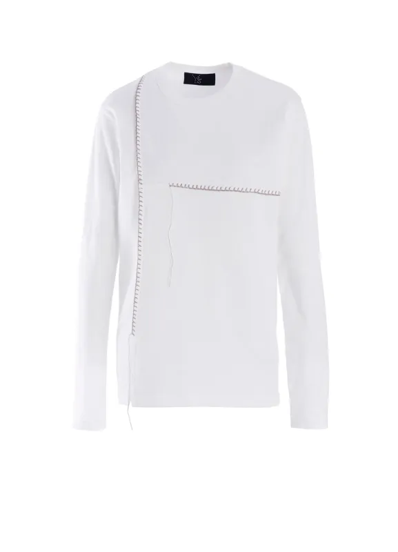 JERSEY BLANKET EMBROIDERY Y's STITCH LONG T sold by Yohji Yamamoto