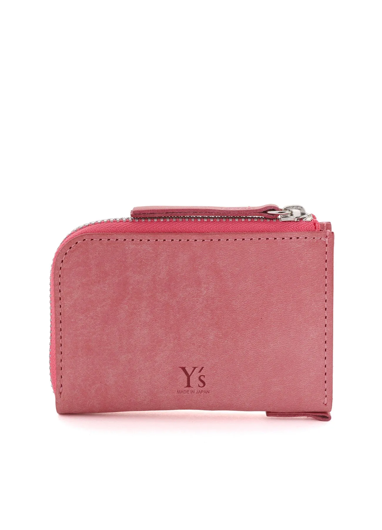 NUBUCK LEATHER L-SHAPE WALLET S sold by Yohji Yamamoto