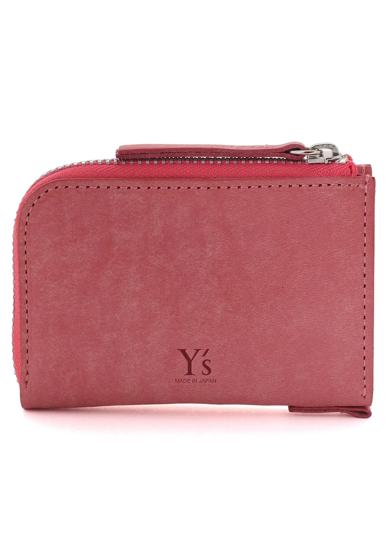 NUBUCK LEATHER L-SHAPE WALLET S sold by Yohji Yamamoto product image thumbnail 2