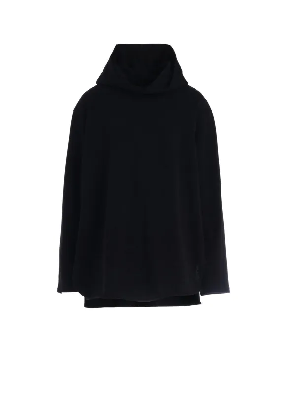 SOFT FRENCHTERRY HOODED LONG SLEEVE TEE sold by Yohji Yamamoto