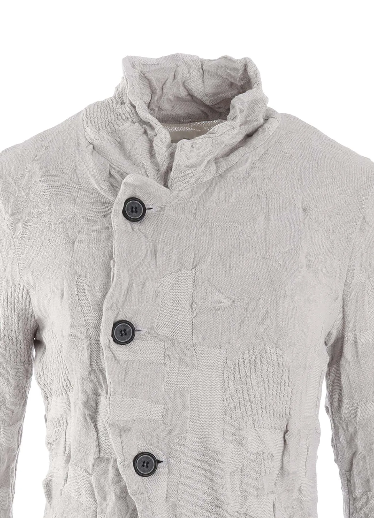 STRIPE CIRCLE LINKS 4-BUTTON JACKET sold by Yohji Yamamoto product image thumbnail 5