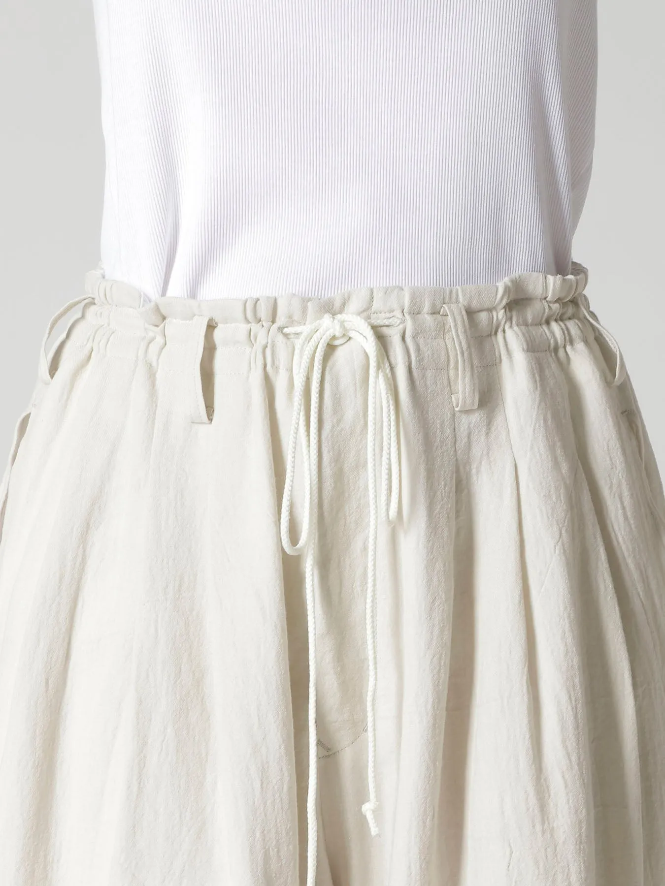 C/LI VIYELLA FANAGE 3 TUCK HALF PANTS sold by Yohji Yamamoto product image thumbnail 5