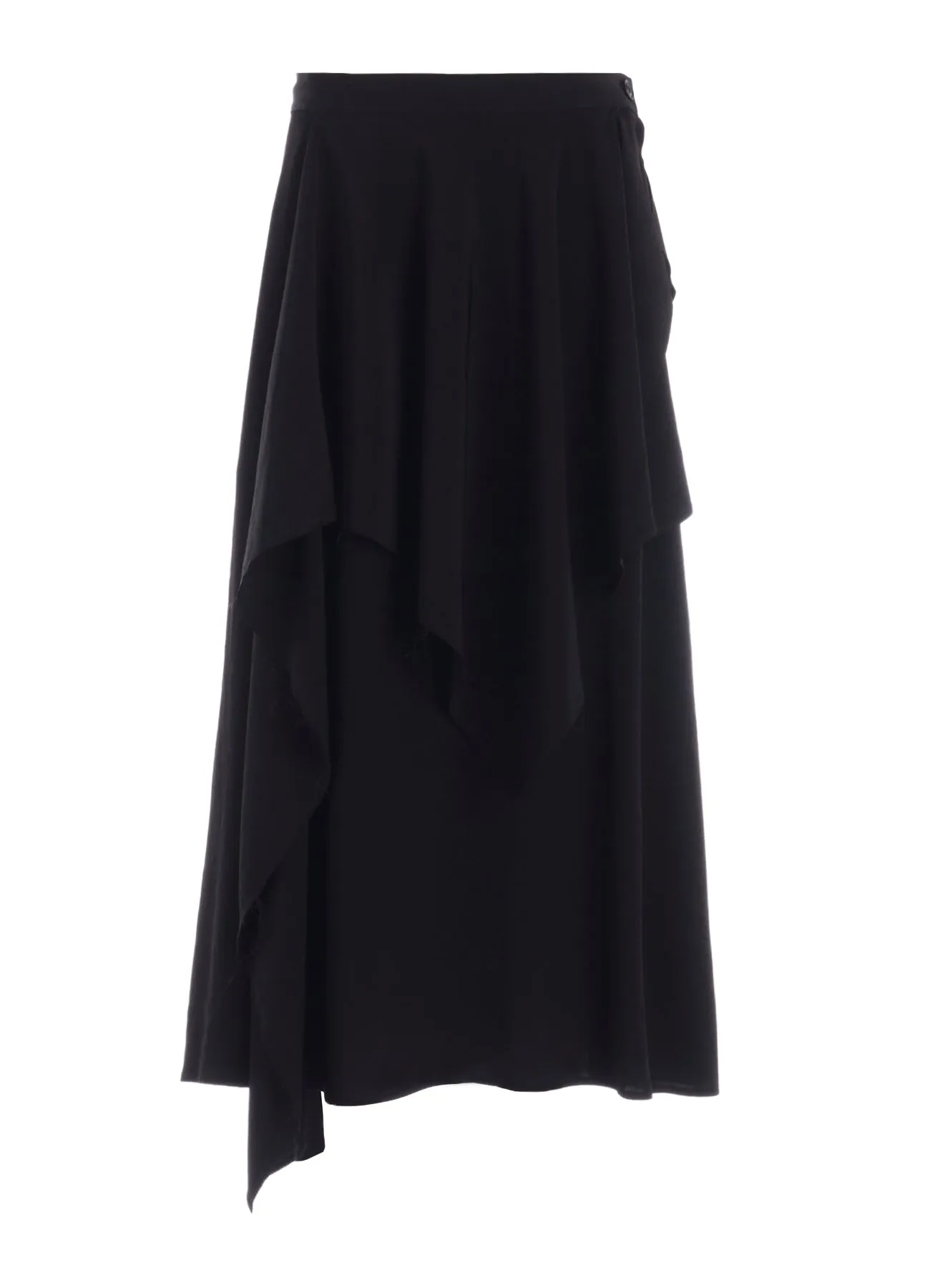 TA/PE CREPE DE CHINE DRAPE SKIRT sold by Yohji Yamamoto product image thumbnail 2