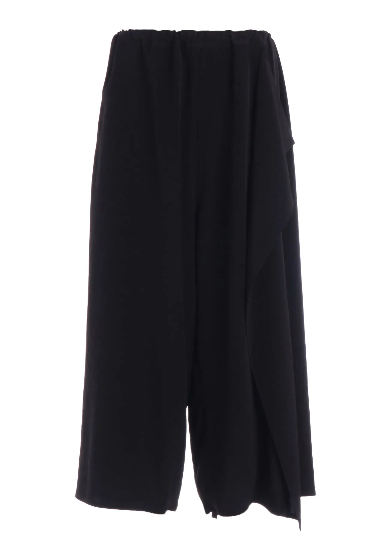 TA/PE CREPE DE CHINE LEFT DRAPE PANTS sold by Yohji Yamamoto product image thumbnail 2