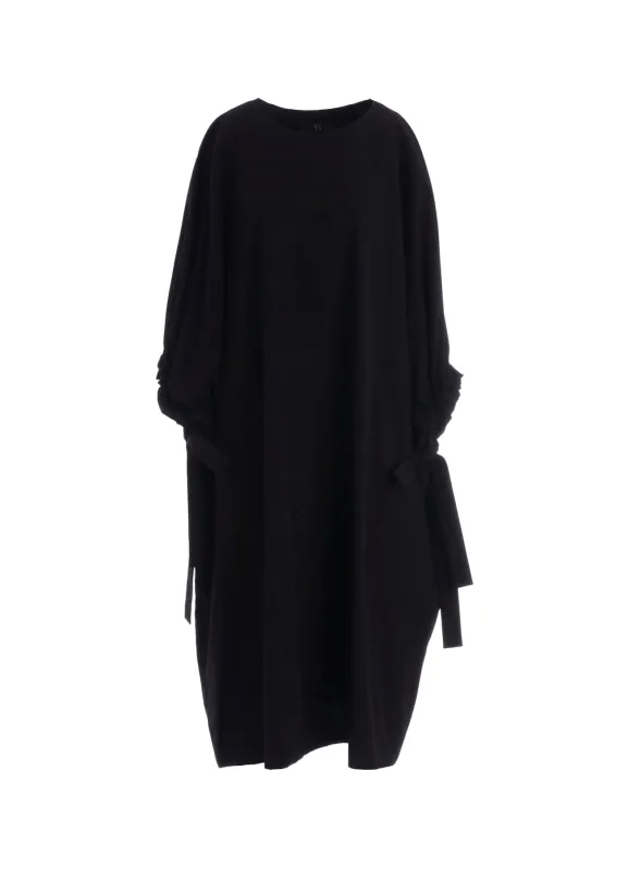 COTTON BROAD SLEEVE ROUNDNECK DRESS made by Yohji Yamamoto