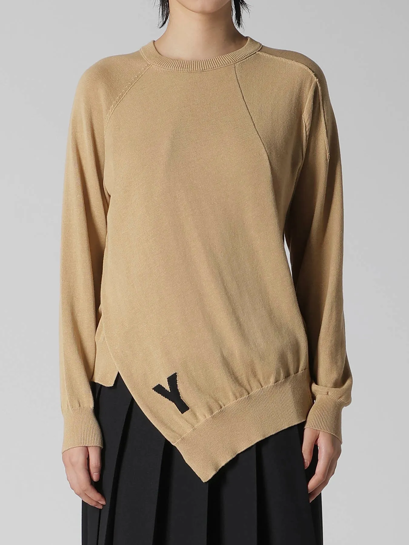 "Y" INTERSIA JERSEY LONG SLEEVE PULLOVER sold by Yohji Yamamoto product image thumbnail 4