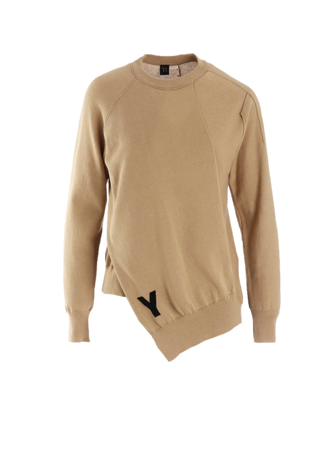 "Y" INTERSIA JERSEY LONG SLEEVE PULLOVER sold by Yohji Yamamoto