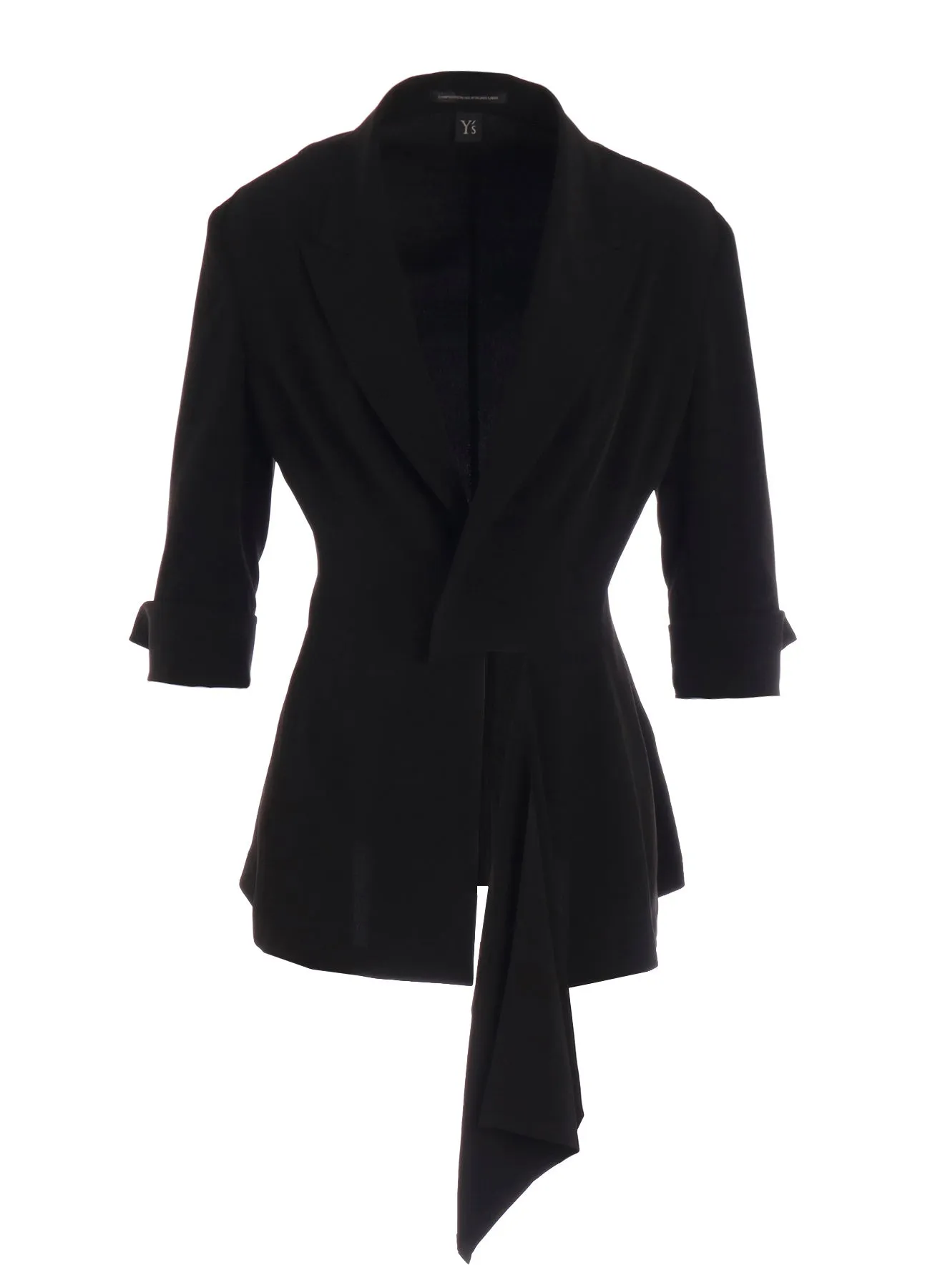 TA/PE CREPE DE CHINE LEFT SIDE CLOTH JACKET sold by Yohji Yamamoto product image thumbnail 2