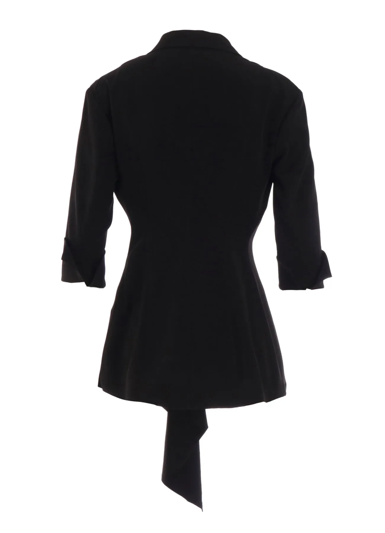 TA/PE CREPE DE CHINE LEFT SIDE CLOTH JACKET sold by Yohji Yamamoto product image thumbnail 3