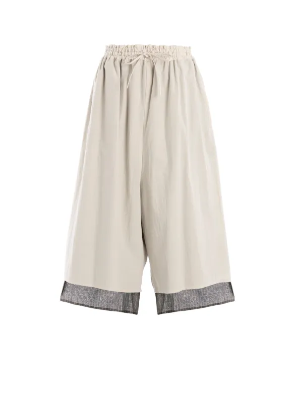 COTTON BROAD GATHERE DOUBLE PANTS sold by Yohji Yamamoto