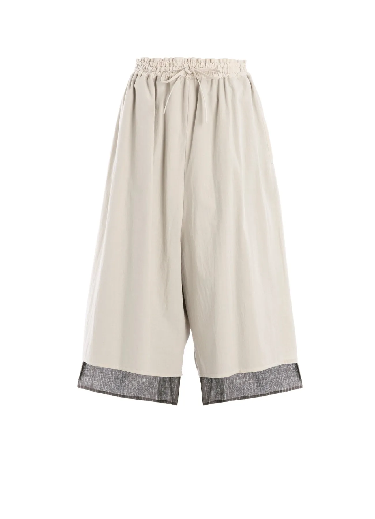 COTTON BROAD GATHERE DOUBLE PANTS sold by Yohji Yamamoto