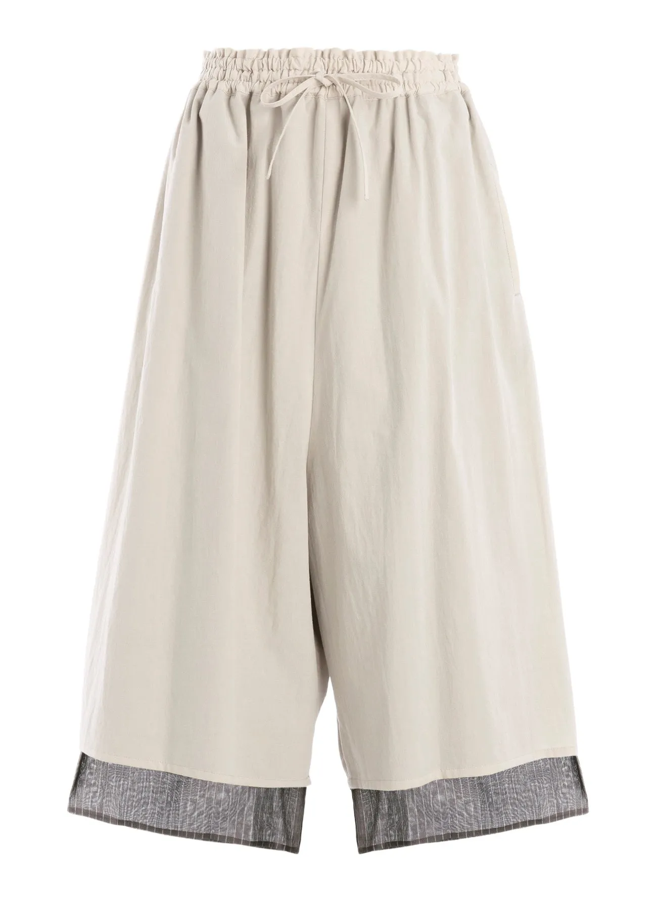 COTTON BROAD GATHERE DOUBLE PANTS sold by Yohji Yamamoto product image thumbnail 2