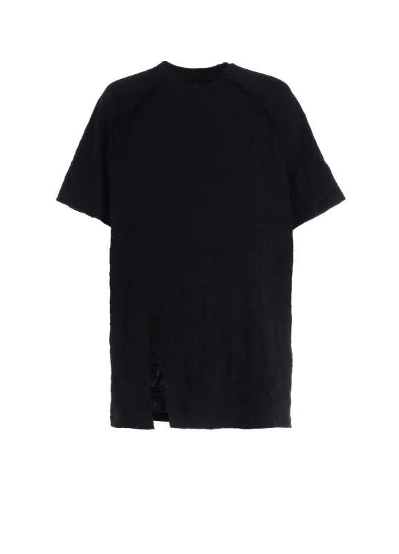 CATCH WASHER WRINKLE JERSEY SHORT SLEEVED T-SHIRT sold by Yohji Yamamoto