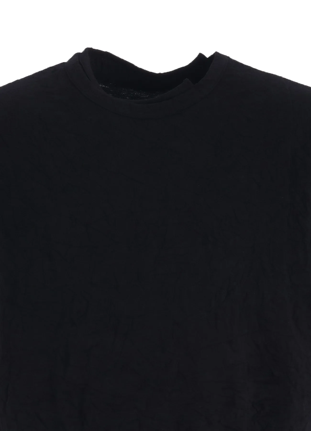 CATCH WASHER WRINKLE JERSEY MIX T-SHIRT sold by Yohji Yamamoto product image thumbnail 5