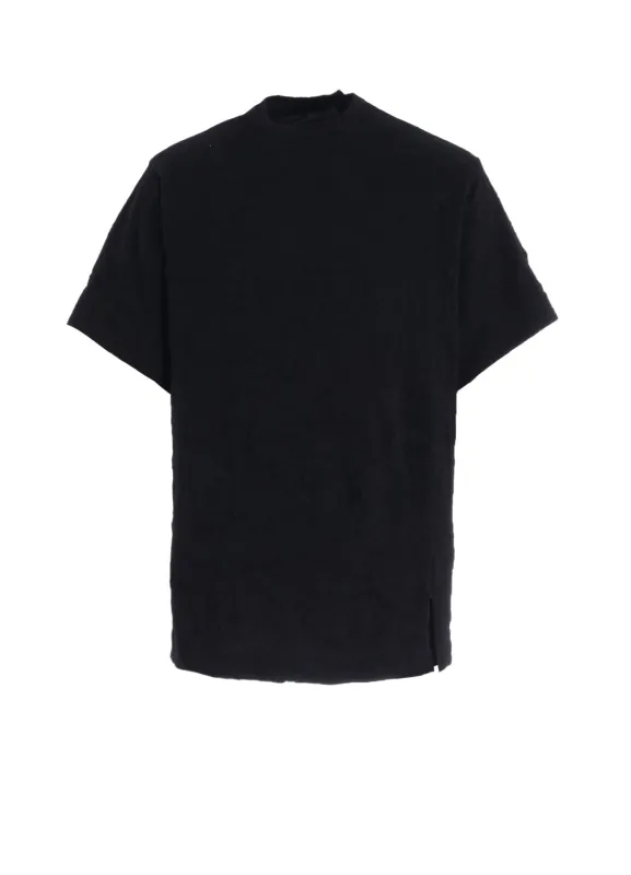 CATCH WASHER WRINKLE JERSEY MIX T-SHIRT sold by Yohji Yamamoto