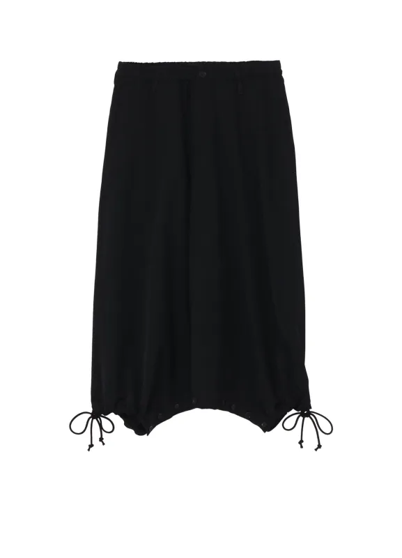 WOOL GABARDINE SAROUEL PANTS sold by Yohji Yamamoto