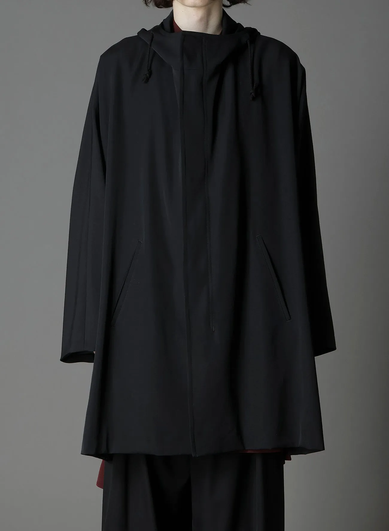 WOOL GABARDINE PONCHO sold by Yohji Yamamoto product image thumbnail 5