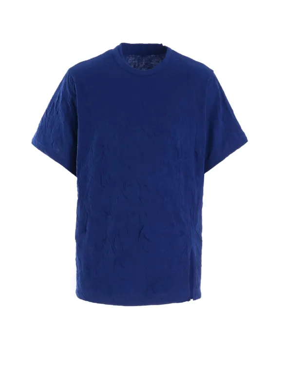 CATCH WASHER WRINKLE JERSEY MIX T-SHIRT sold by Yohji Yamamoto