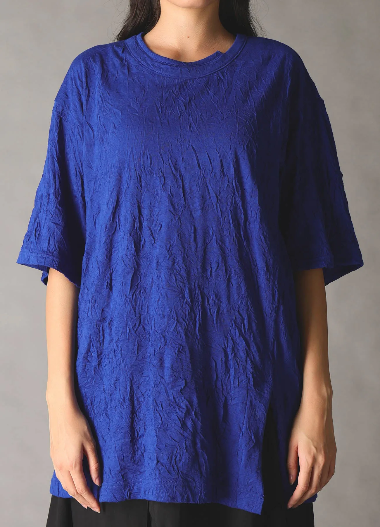 CATCH WASHER WRINKLE JERSEY MIX T-SHIRT sold by Yohji Yamamoto product image thumbnail 5