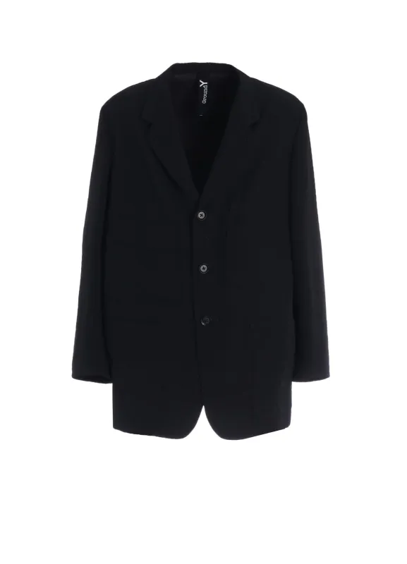 WOOL GABARDINE COVERALL JACKET made by Yohji Yamamoto