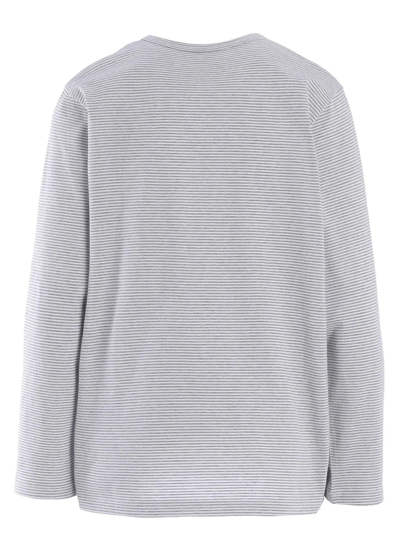 MIDIN BORDER LONG SLEEVE T-SHIRT (L) sold by Yohji Yamamoto product image thumbnail 4