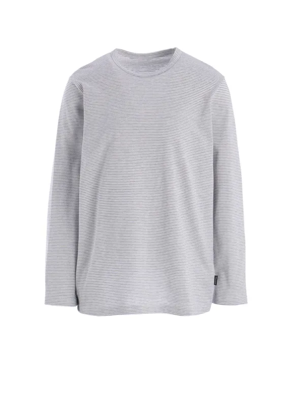 MIDIN BORDER LONG SLEEVE T-SHIRT (M) sold by Yohji Yamamoto
