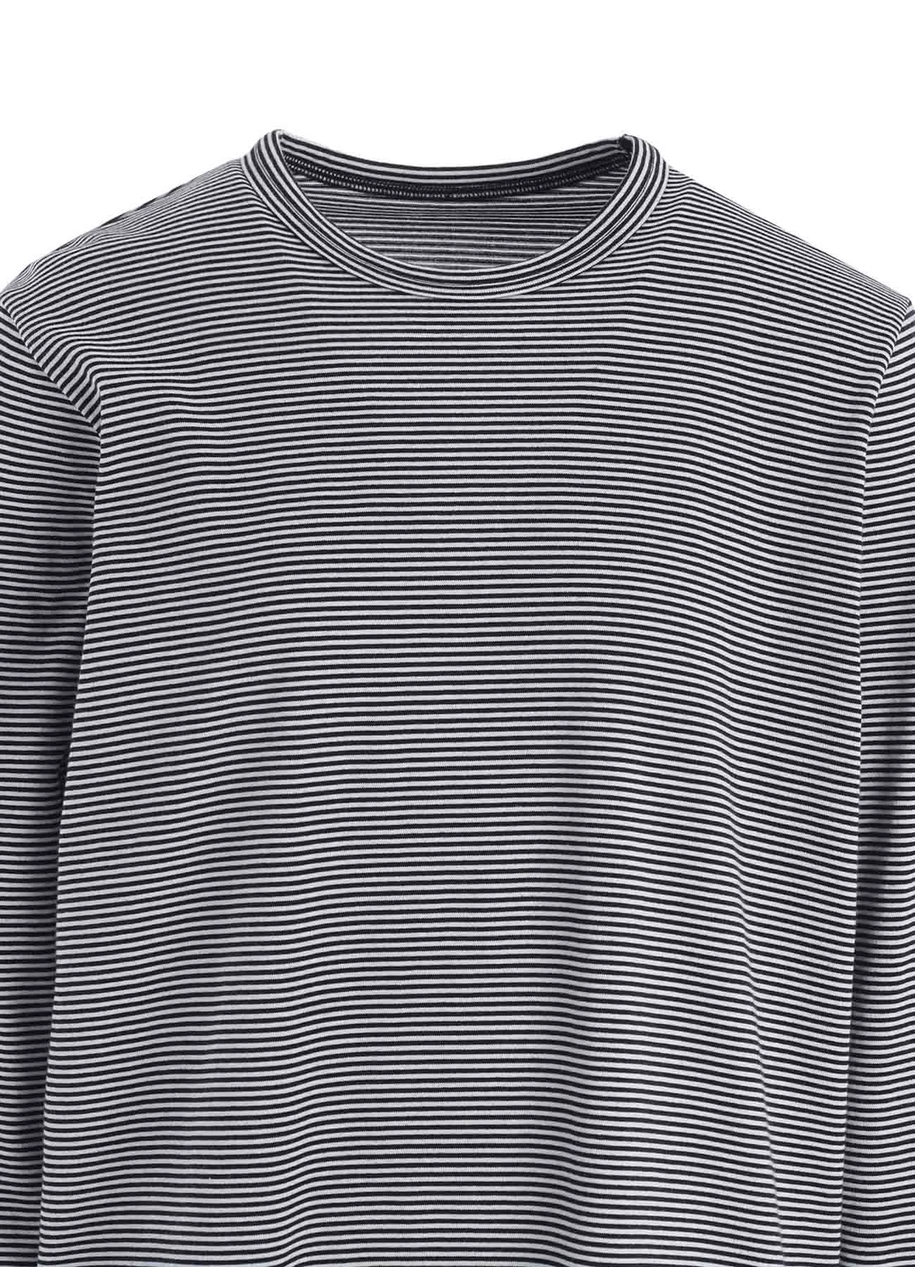 MIDIN BORDER LONG SLEEVE T-SHIRT (M) sold by Yohji Yamamoto product image thumbnail 5