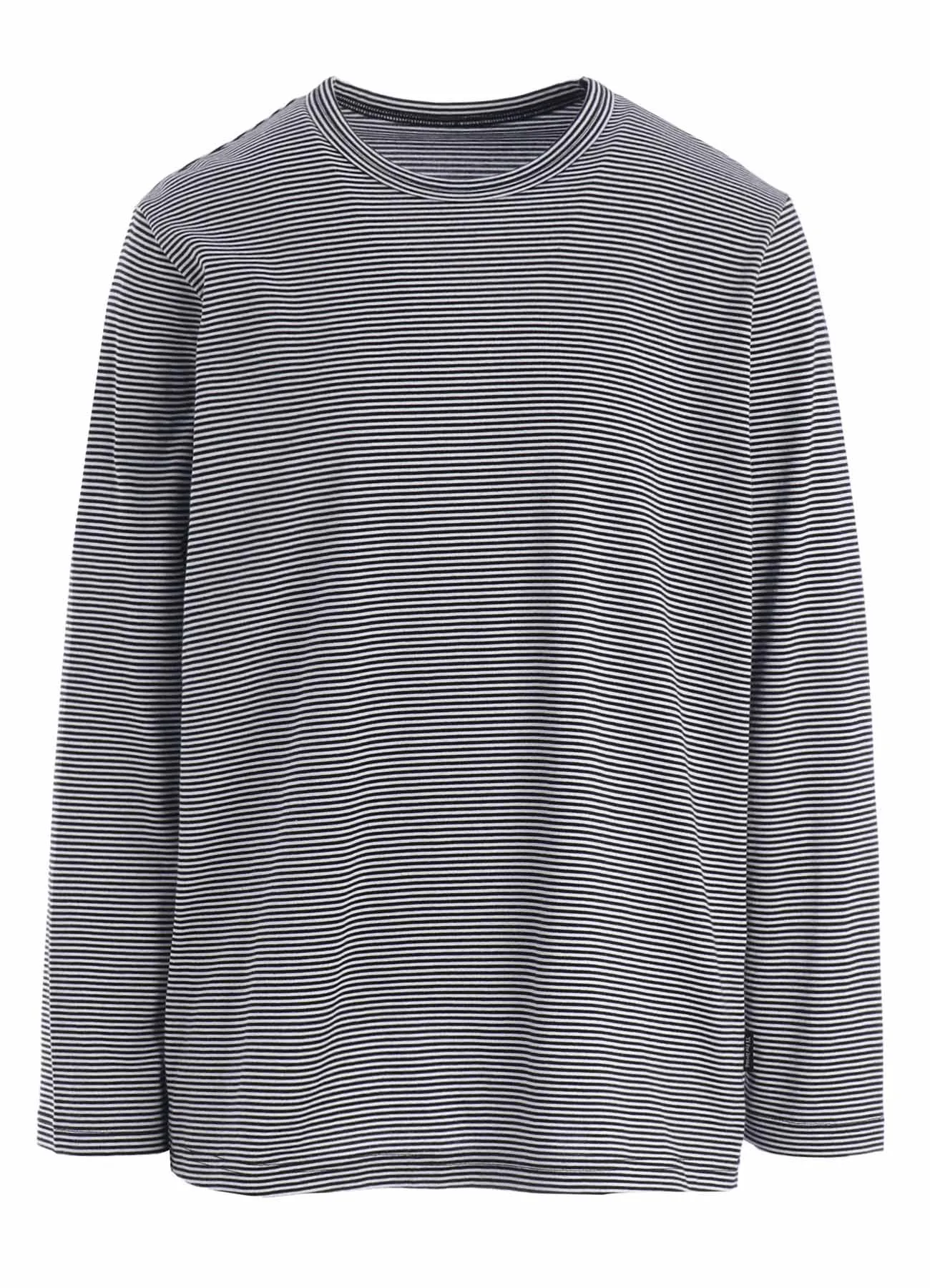 MIDIN BORDER LONG SLEEVE T-SHIRT (M) sold by Yohji Yamamoto product image thumbnail 2