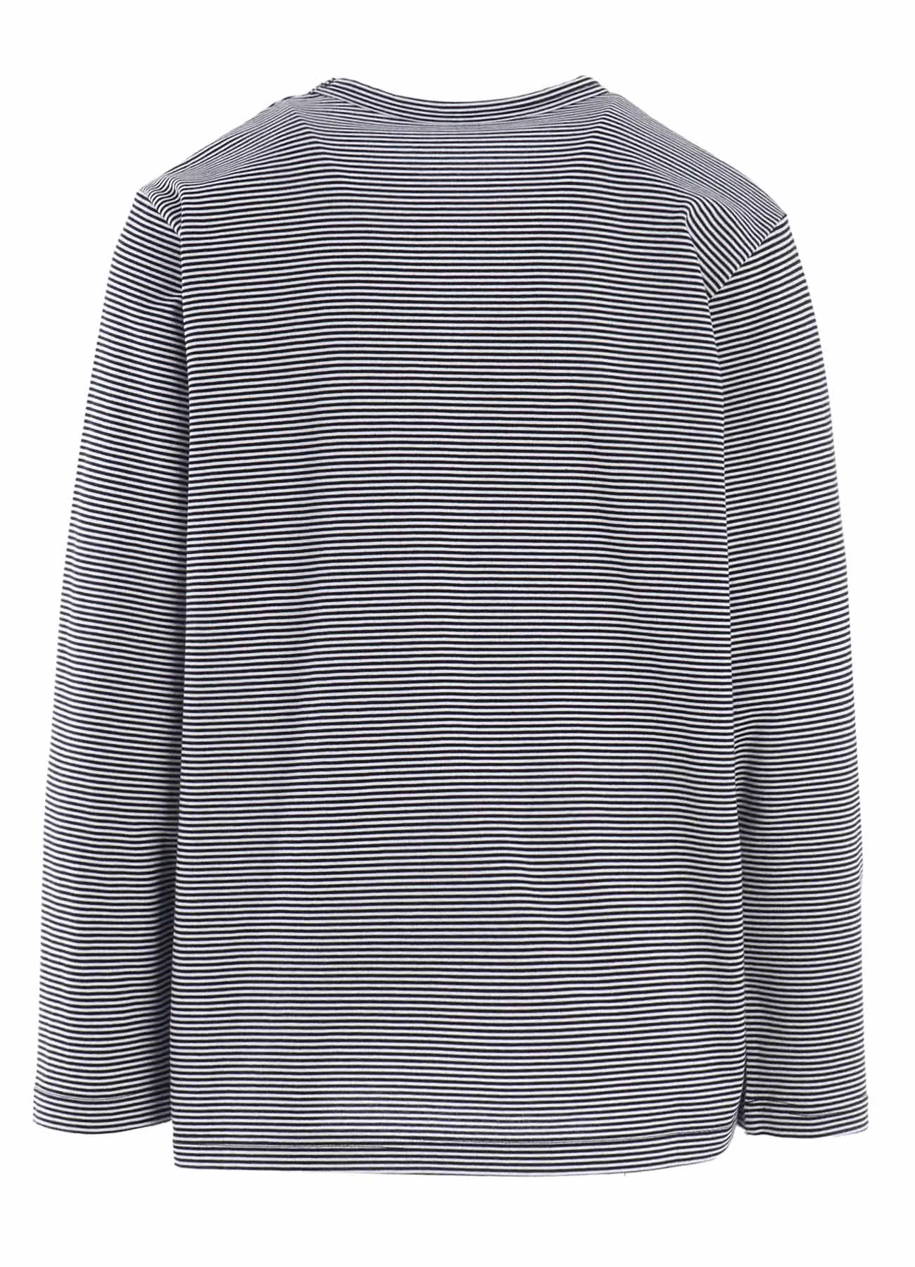 MIDIN BORDER LONG SLEEVE T-SHIRT (M) sold by Yohji Yamamoto product image thumbnail 4