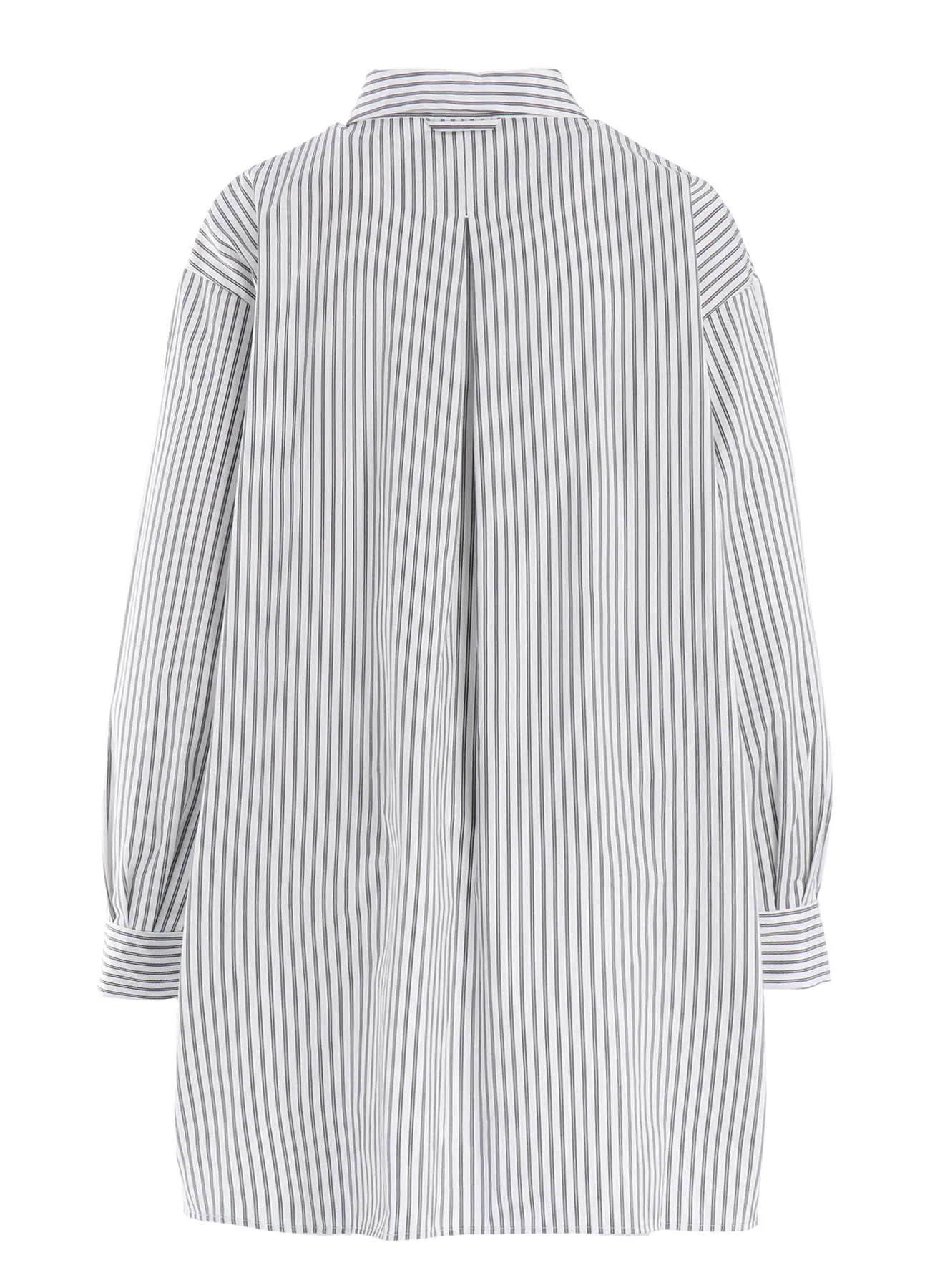 SATIN STRIPE FLOWER PRINT SHIRT sold by Yohji Yamamoto product image thumbnail 4