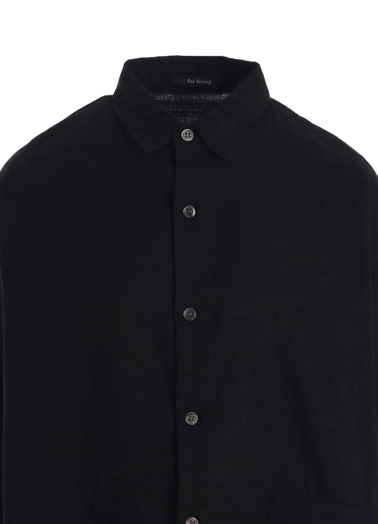 DOUBLE GAUZE LONG SLEEVE SHIRT (L) sold by Yohji Yamamoto product image thumbnail 5