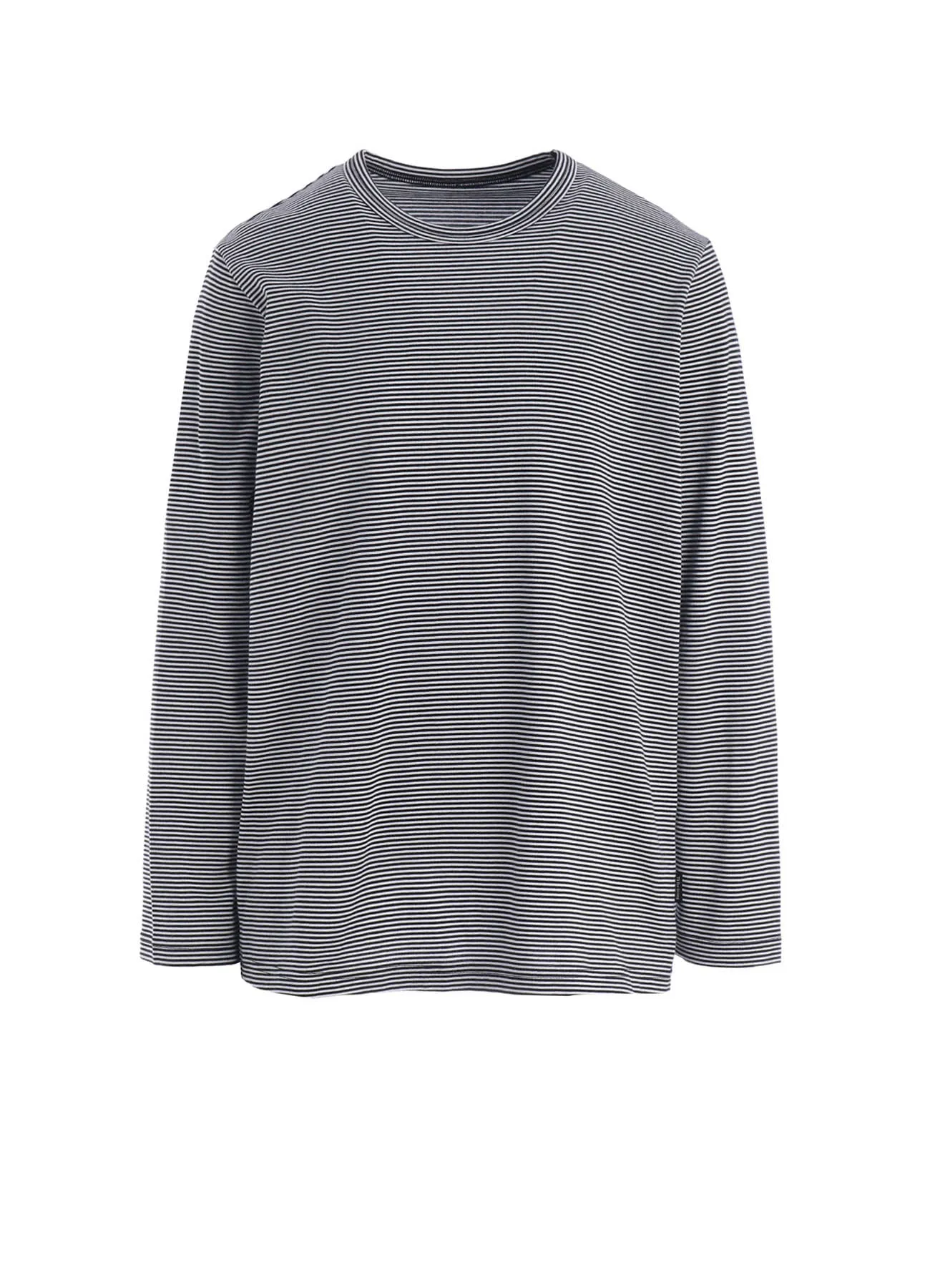 MIDIN BORDER LONG SLEEVE T-SHIRT (L) sold by Yohji Yamamoto