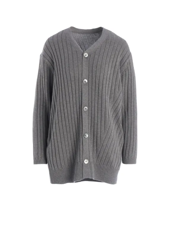 RIB KNIT CARDIGAN made by Yohji Yamamoto