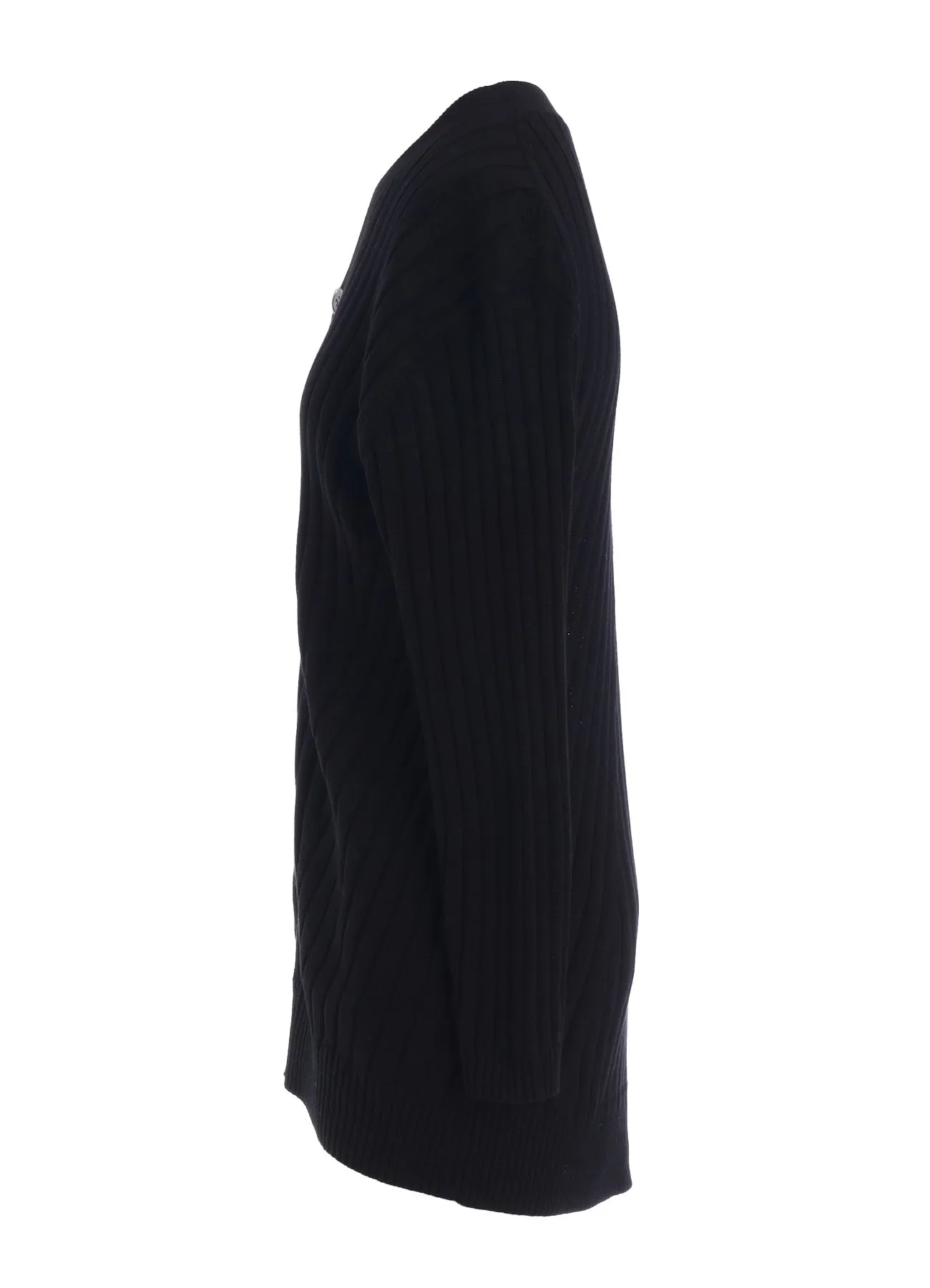 RIB KNIT CARDIGAN sold by Yohji Yamamoto product image thumbnail 3