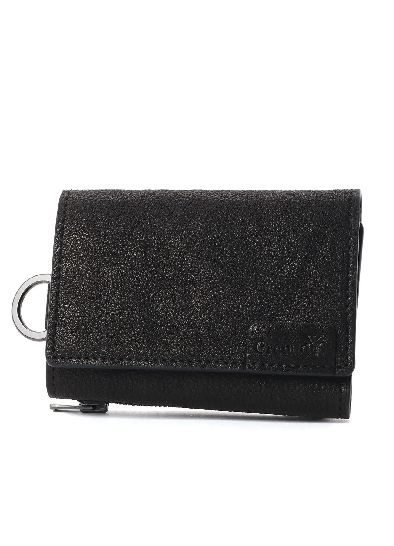 WASHED LEATHER MINI WALLET sold by Yohji Yamamoto product image thumbnail 2