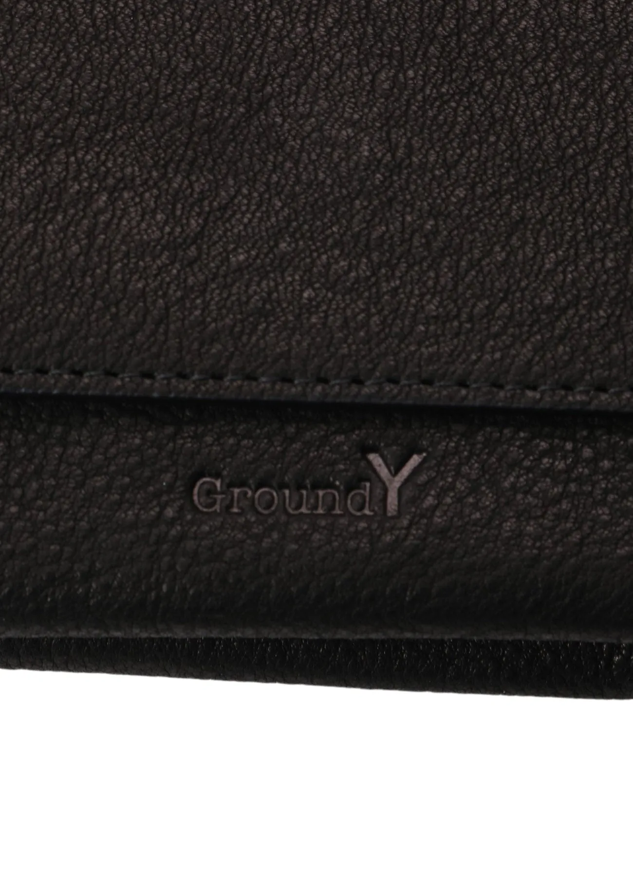 WASHED LEATHER DOUBLE FOLDED WALLET sold by Yohji Yamamoto product image thumbnail 5