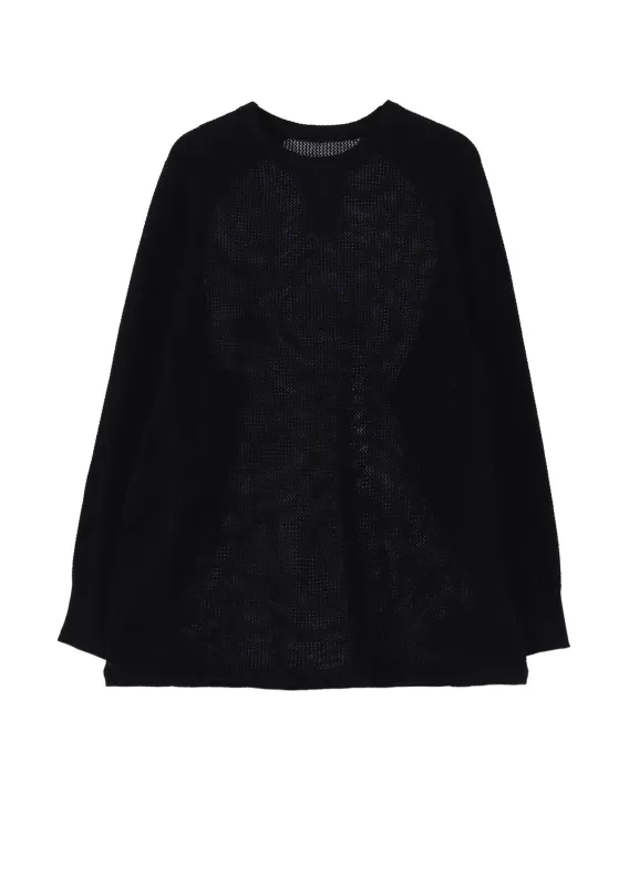 OPEN-END COTTON DOLMAN BIG KNIT made by Yohji Yamamoto