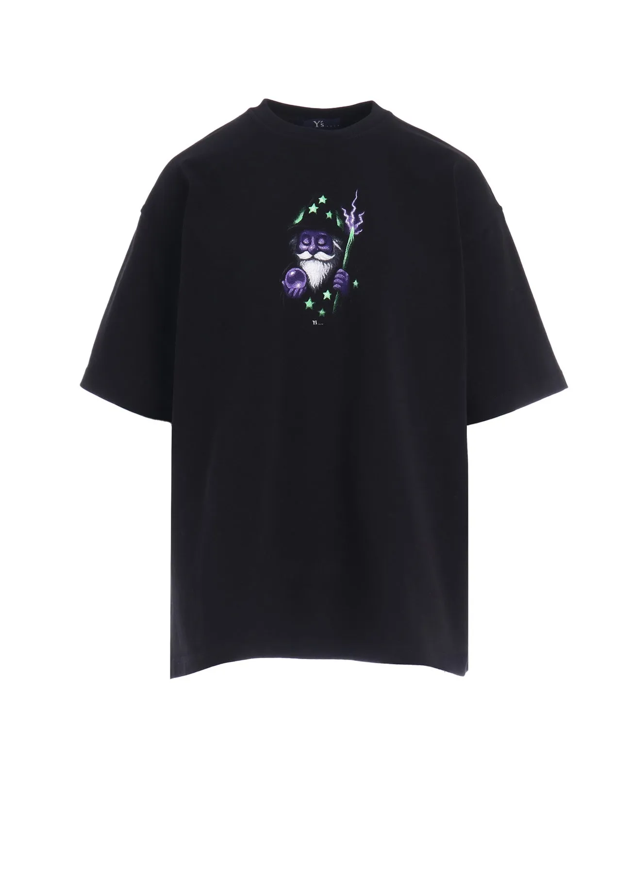 9.1OZ JERSEY WIZARD PRINT TEE sold by Yohji Yamamoto