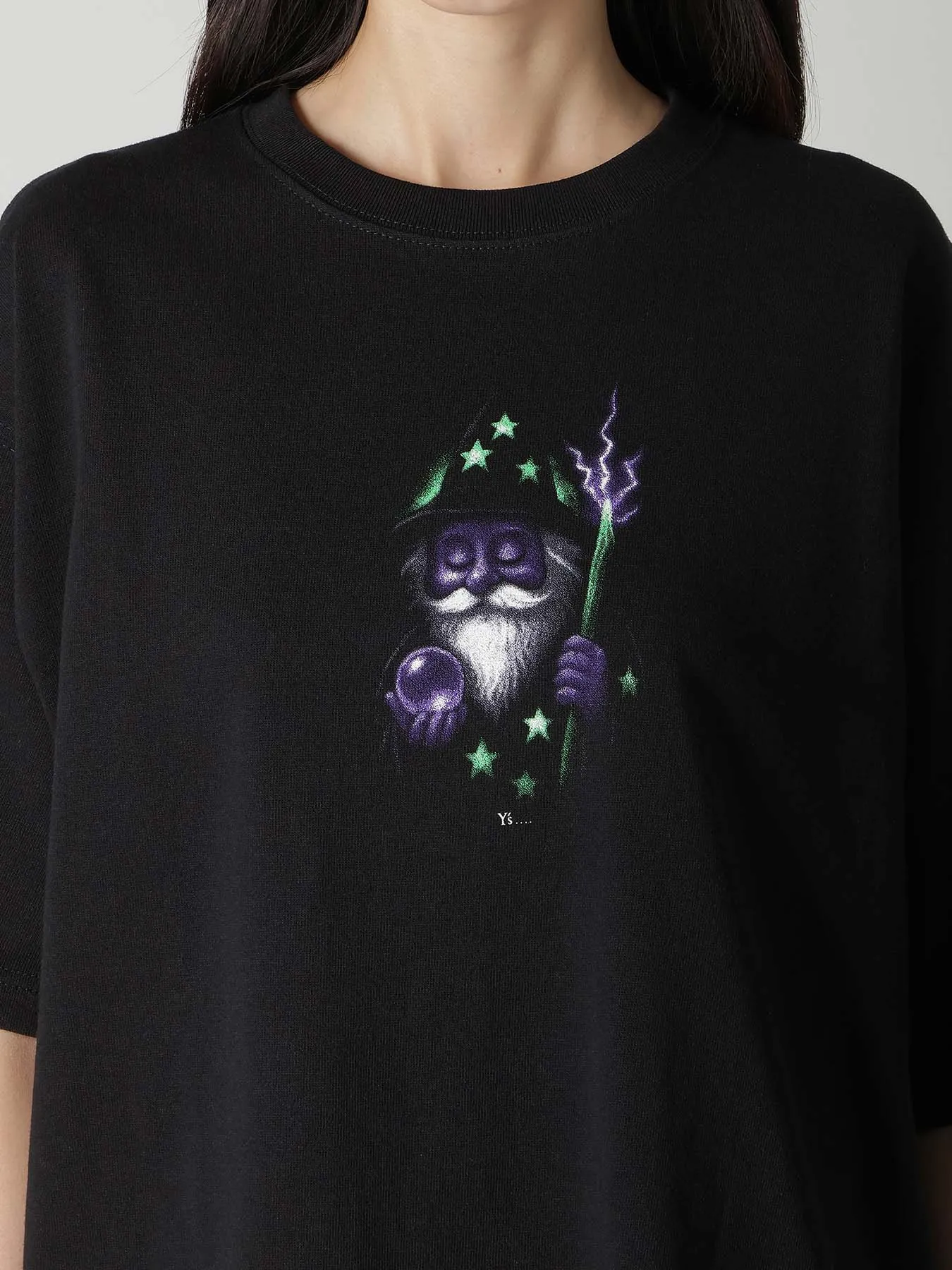 9.1OZ JERSEY WIZARD PRINT TEE sold by Yohji Yamamoto product image thumbnail 5