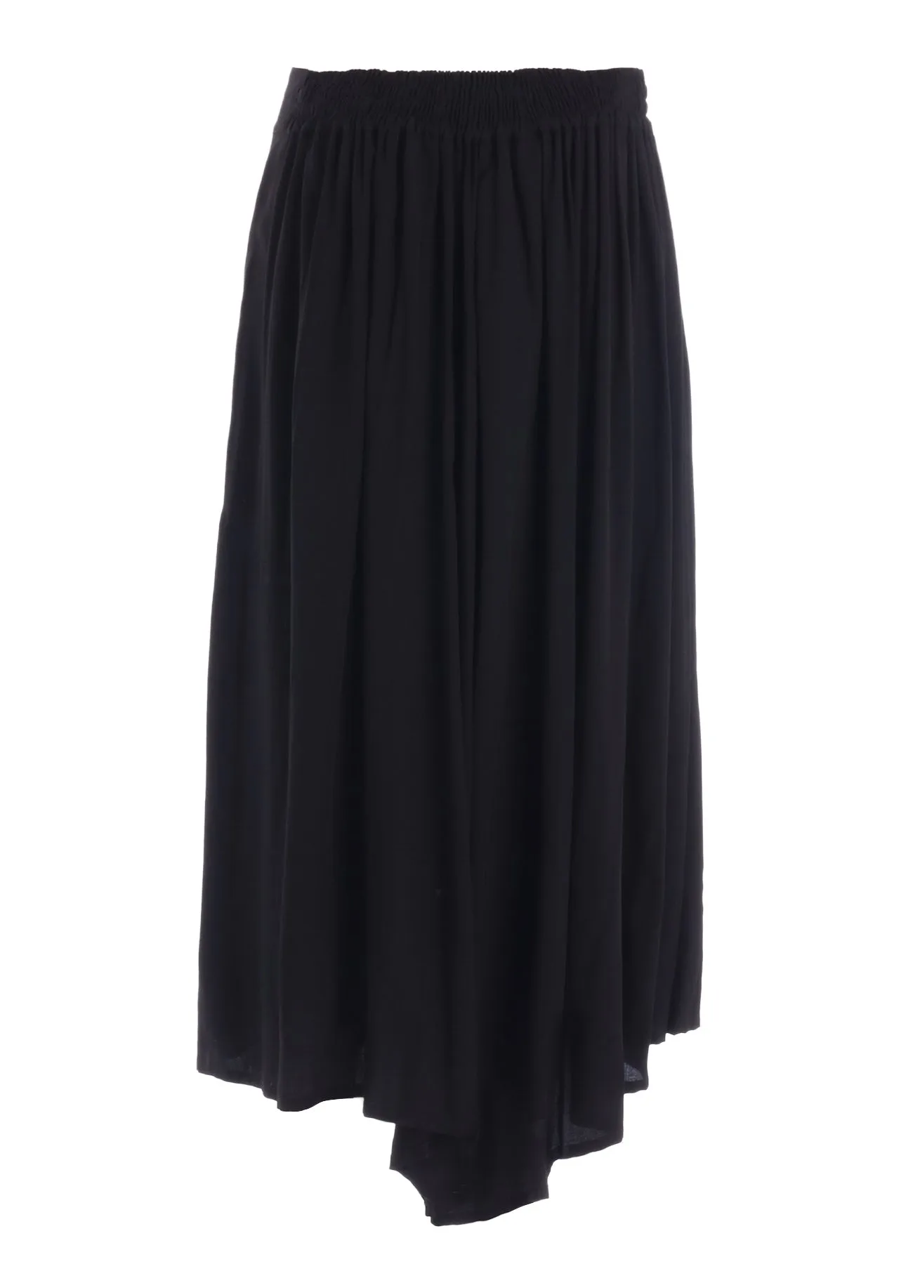 RAYON TWILL RIGHT SIDE GATHER PANTS sold by Yohji Yamamoto product image thumbnail 3