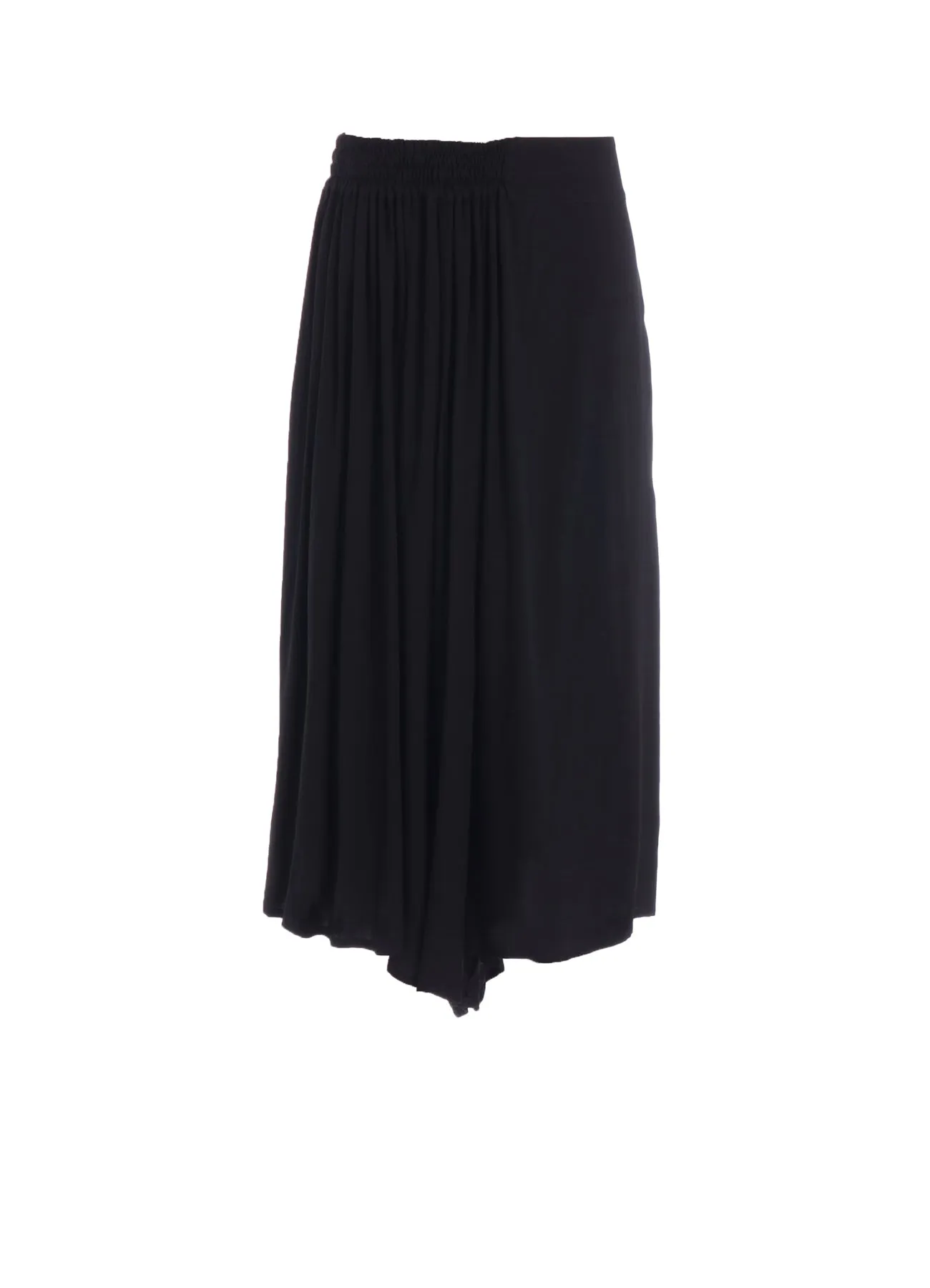 RAYON TWILL RIGHT SIDE GATHER PANTS sold by Yohji Yamamoto